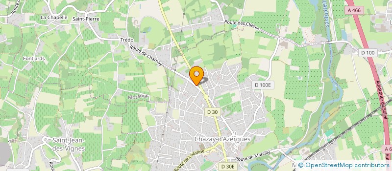 localisation de l'entreprise CHAZAY FOOTBALL CLUB  CHAZAY-D'AZERGUES