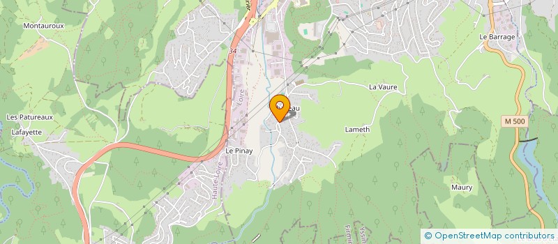 localisation de l'entreprise CHAZEAU HIER ET AUJOURD 'HUI  FIRMINY