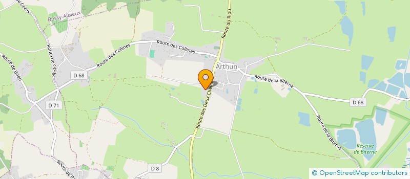 localisation de l'entreprise CHAZELLE  ARTHUN