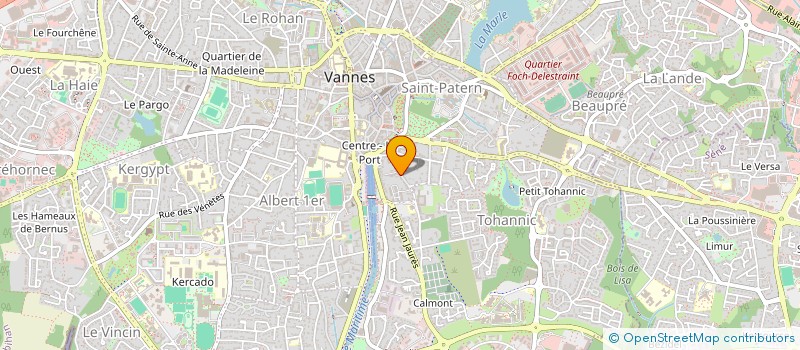 localisation de l'entreprise CHAZELLE MALEPIQUE à VANNES