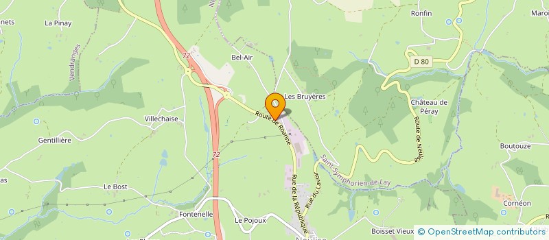 localisation de l'entreprise CHAZELLE O2 CONSTRUCTION  NEULISE