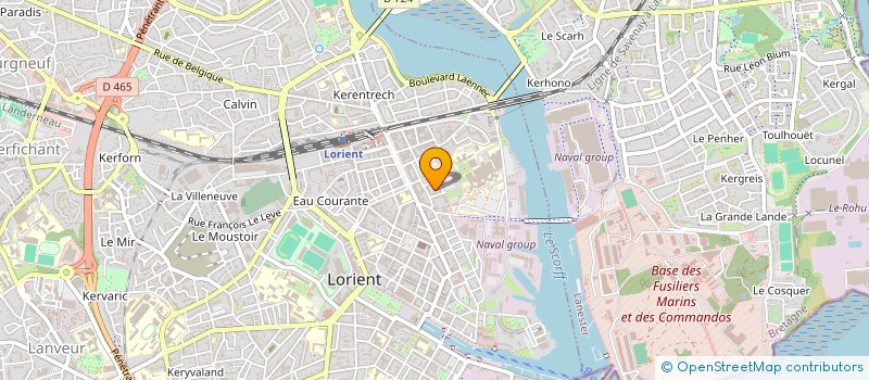 localisation de l'entreprise CHAZELLES 2  LORIENT