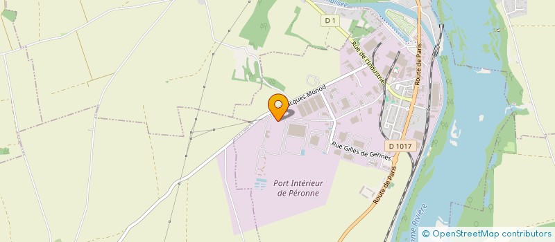 localisation de l'entreprise CHAZELLES à PERONNE