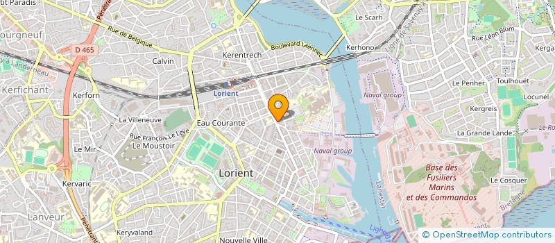 localisation de l'entreprise CHAZELLES  LORIENT