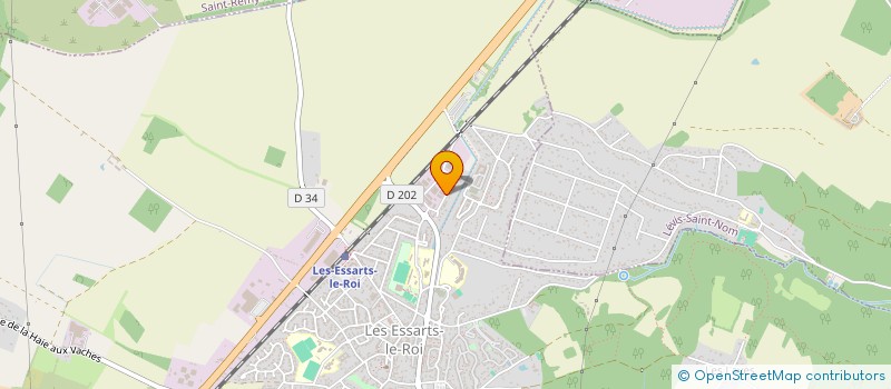 localisation de l'entreprise CHAZER  LES ESSARTS-LE-ROI