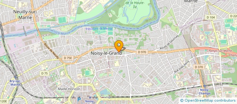 localisation de l'entreprise CHAZEY CAROUGE à NOISY-LE-GRAND