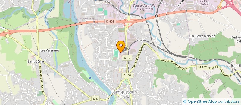 localisation de l'entreprise CHAZFORM  SAINT-JUST-SAINT-RAMBERT