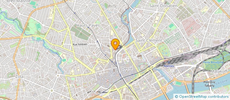 localisation de l'entreprise CHAZOO à NANTES