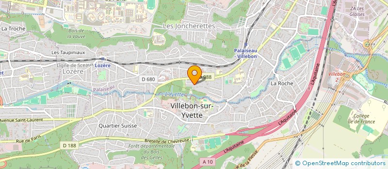 localisation de l'entreprise CHB FORMATION  PALAISEAU