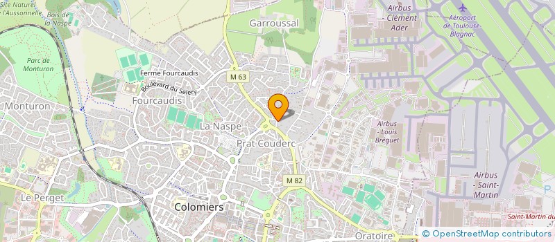 localisation de l'entreprise CHB INVEST à COLOMIERS