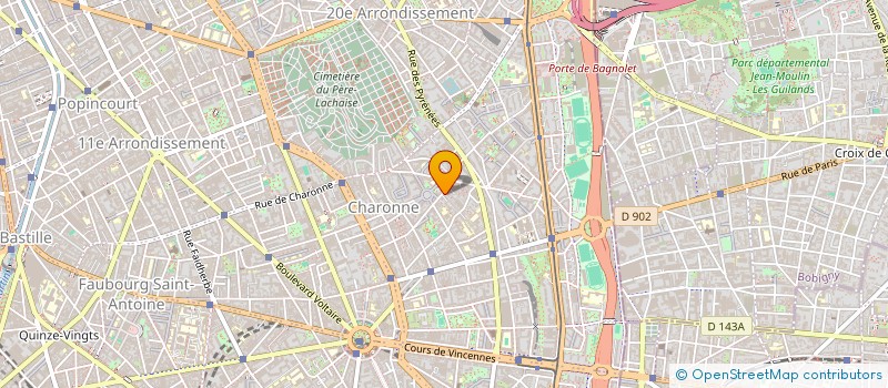 localisation de l'entreprise CHB PLOMBERIE  PARIS