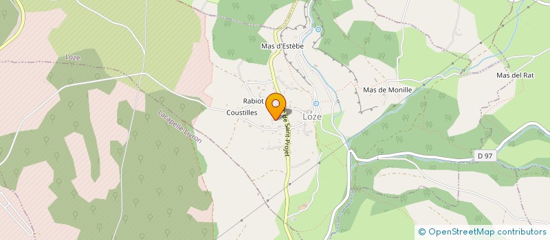 localisation de l'entreprise CHB QUERCY à CAYLUS