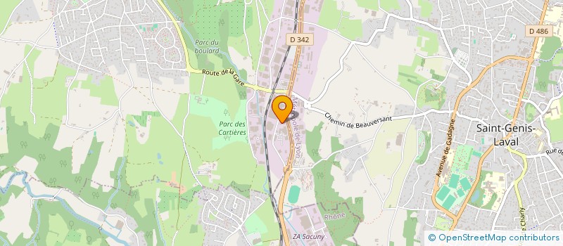 localisation de l'entreprise CHB SERVICES PLUS  CHAPONOST