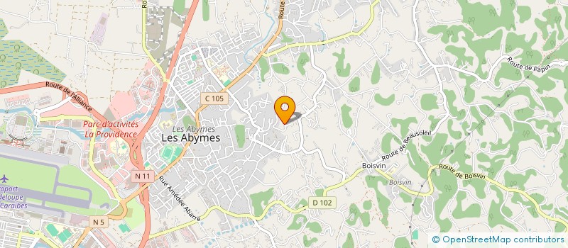 localisation de l'entreprise CHBA à LES ABYMES