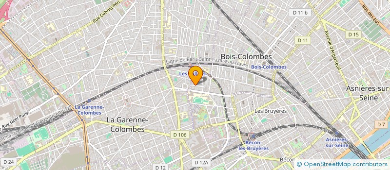 localisation de l'entreprise CHBN CORP à BOIS-COLOMBES