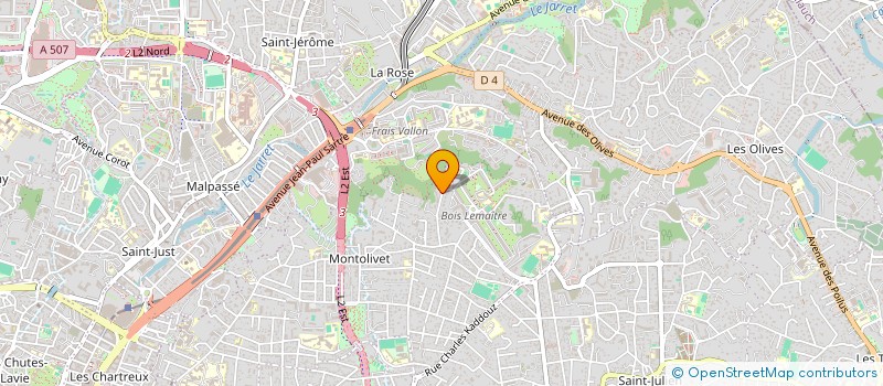 localisation de l'entreprise CHBN GESTION  MARSEILLE