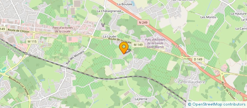 localisation de l'entreprise CHBP à VERTOU