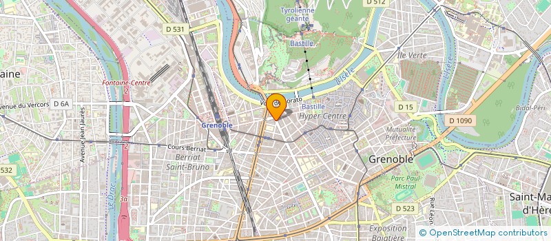 localisation de l'entreprise CHBR PROF COIFFURE GRENOBLE ET ISERE  GRENOBLE