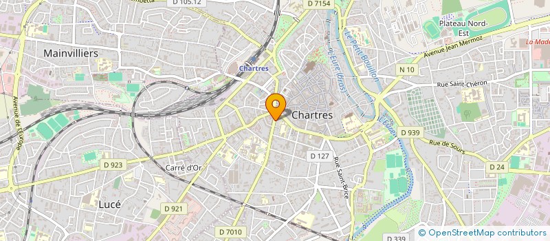localisation de l'entreprise CHBR SYND AGTS ASSURANCES D EURE ET LOIR à CHARTRES
