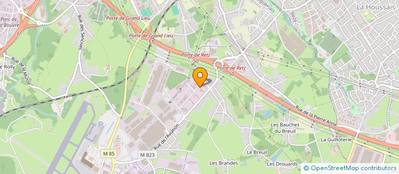 localisation de l'entreprise CHBR SYND ARTIS TRAV PUBL PAYS ACT ANN  BOUGUENAIS