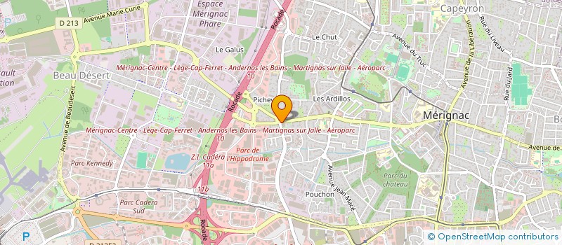 localisation de l'entreprise CHBRE SYND GERANTS DEBITS TABAC GIRONDE à BORDEAUX