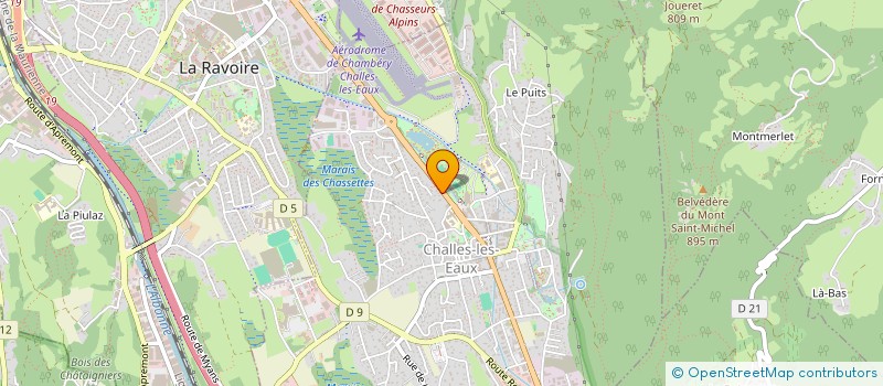 localisation de l'entreprise CHC  CHALLES-LES-EAUX