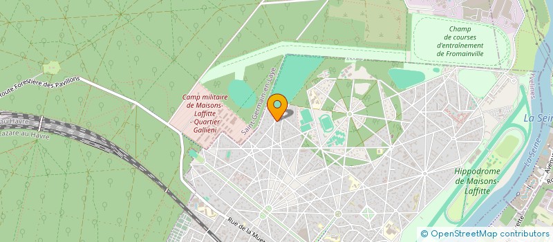 localisation de l'entreprise CHC PARIS  MAISONS-LAFFITTE