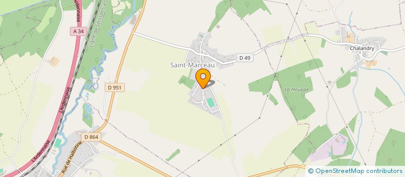 localisation de l'entreprise CHCH  SAINT-MARCEAU