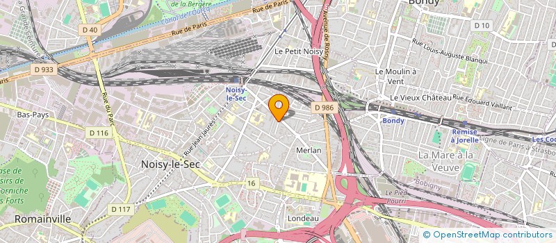 localisation de l'entreprise CHCPM S.C. à NOISY-LE-SEC