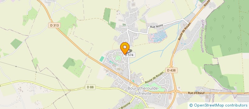 localisation de l'entreprise CHD ARCHITECTURE ET ENERGIE  GRAND BOURGTHEROULDE