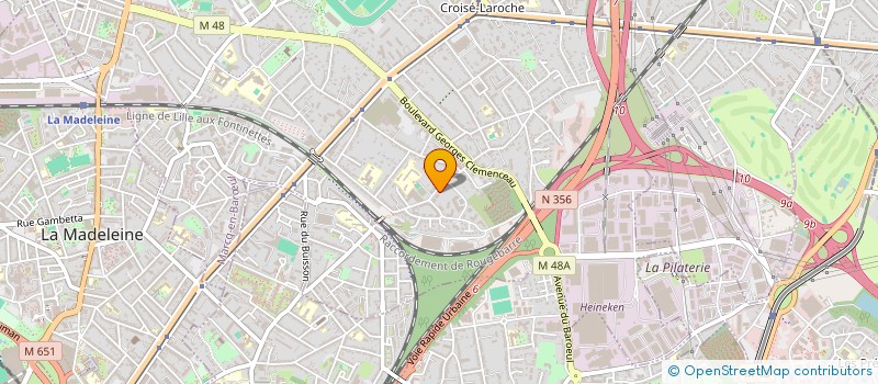 localisation de l'entreprise CHD HOLDING à LILLE