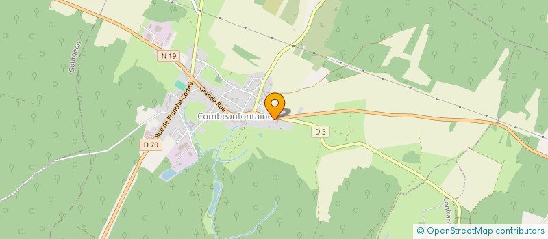 localisation de l'entreprise CHD IMMO  COMBEAUFONTAINE