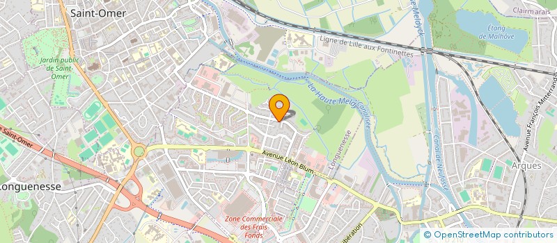 localisation de l'entreprise CHD INVEST  LONGUENESSE