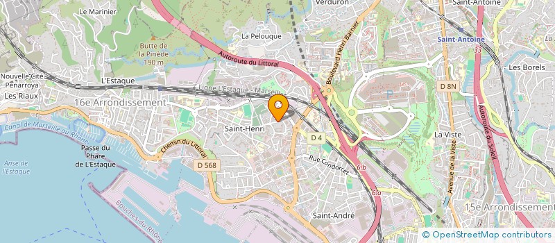 localisation de l'entreprise CHD NET à MARSEILLE