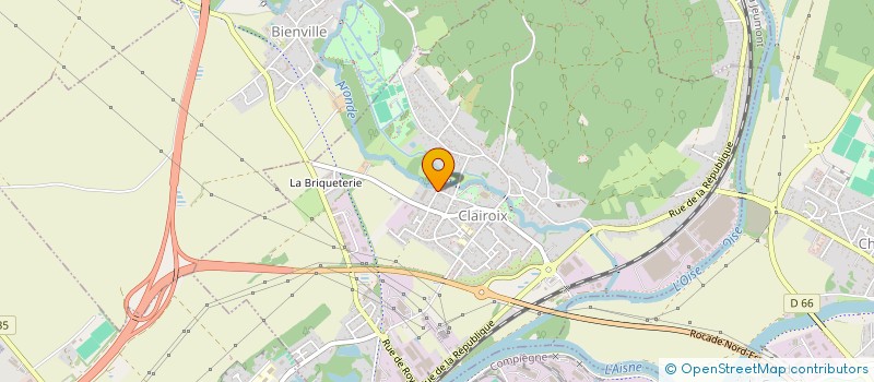 localisation de l'entreprise CHDG  CLAIROIX