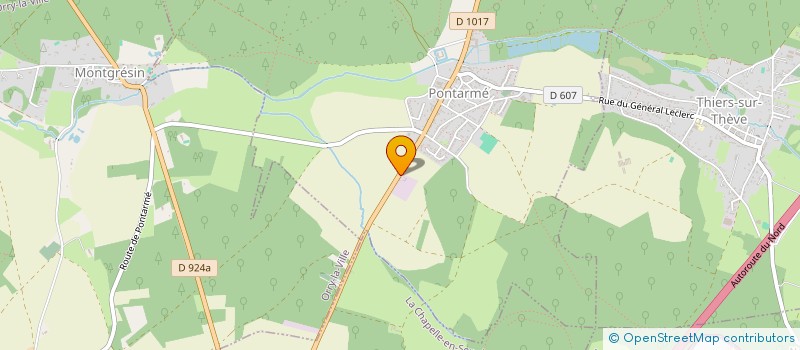 localisation de l'entreprise CHDP à LA CHAPELLE-EN-SERVAL