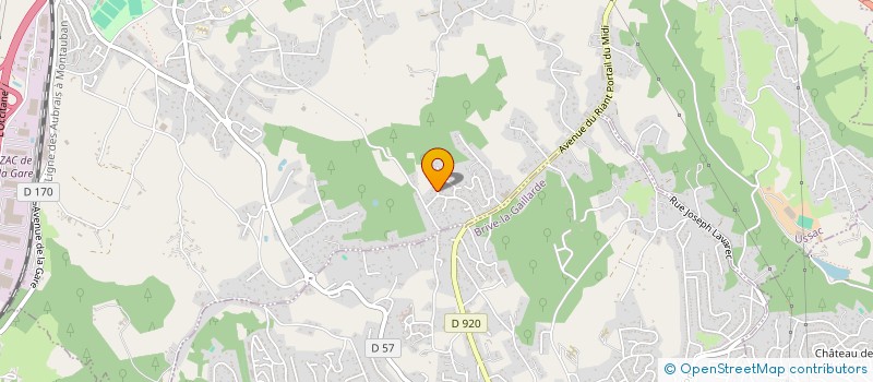 localisation de l'entreprise CHDV  USSAC