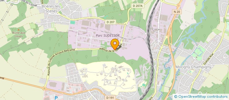 localisation de l'entreprise CHE  ETAMPES