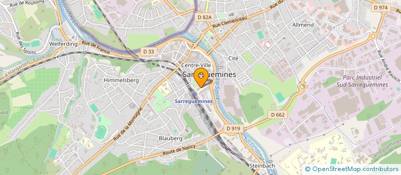 localisation de l'entreprise CHE LACHAPELLE SAS à SARREGUEMINES