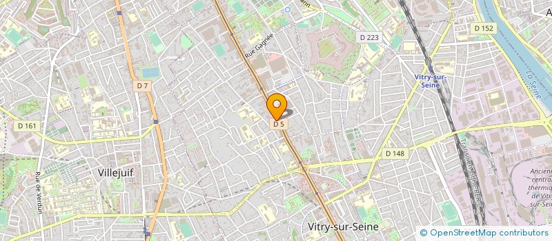 localisation de l'entreprise CHEA à VITRY-SUR-SEINE