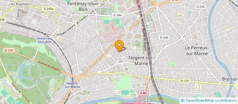 localisation de l'entreprise CHEA CHRISTOPHE ET LENG RAMANI  NOGENT-SUR-MARNE