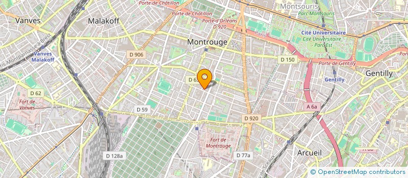 localisation de l'entreprise CHEA ECK  MONTROUGE