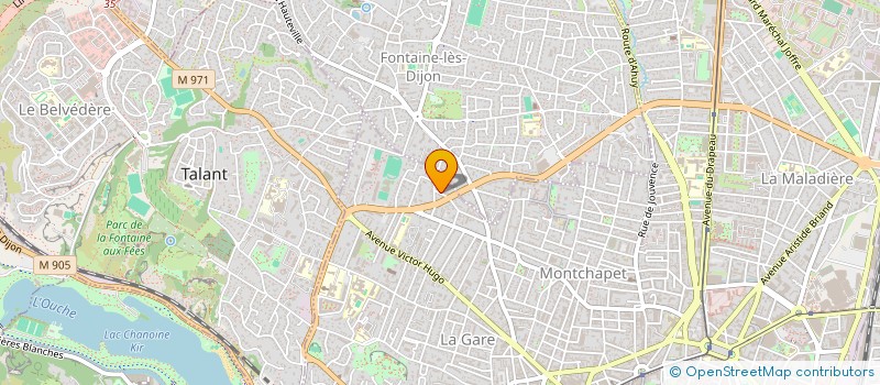 localisation de l'entreprise CHEAPER à DIJON