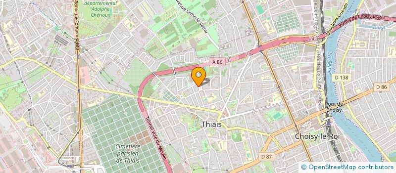 localisation de l'entreprise CHEAPMOUNTAIN  THIAIS