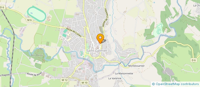 localisation de l'entreprise CHEBANCE  SAINT-GALMIER