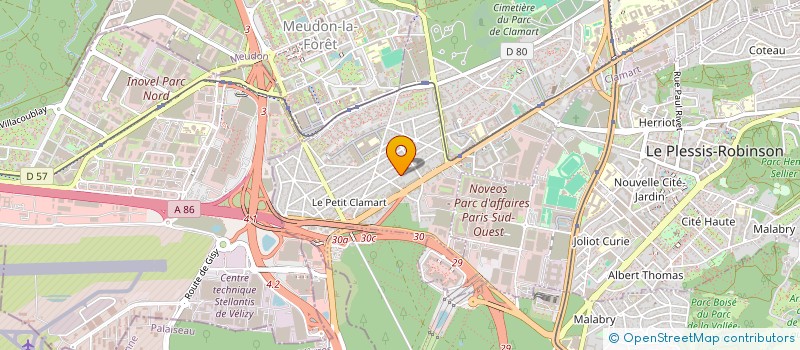 localisation de l'entreprise CHEBBO TECHNOLOGY SERVICES à CLAMART