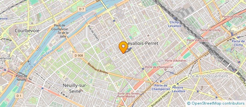 localisation de l'entreprise CHEBLI IMMO à LEVALLOIS-PERRET