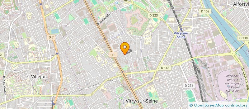 localisation de l'entreprise CHEBLI TRAVEL  VITRY-SUR-SEINE