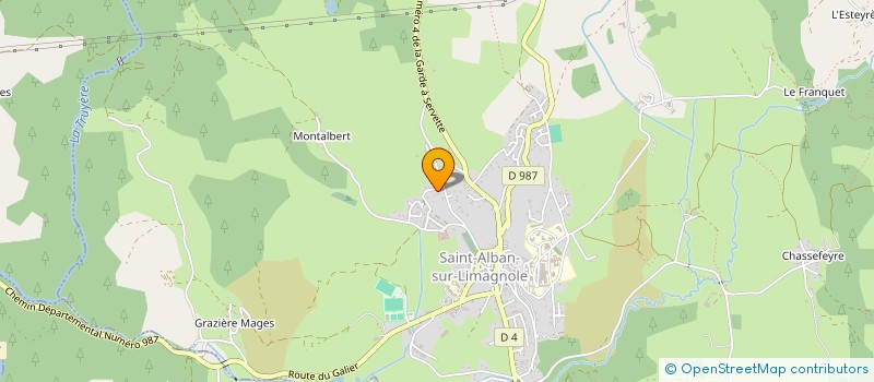 localisation de l'entreprise CHECHE  SAINT-ALBAN-SUR-LIMAGNOLE