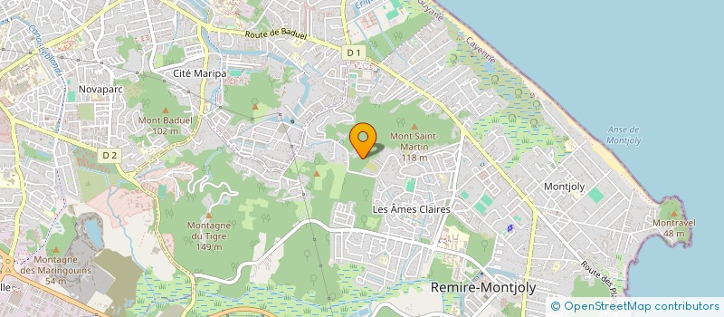 localisation de l'entreprise CHECK&CARE  REMIRE-MONTJOLY